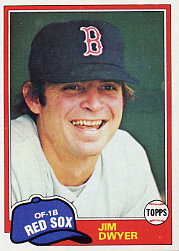 1981 Topps Baseball Cards      184     Jim Dwyer